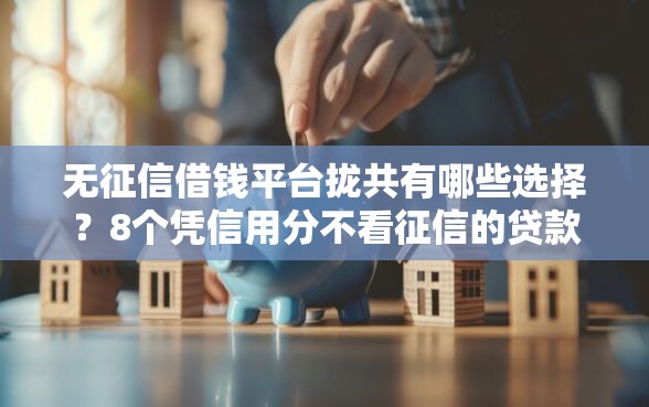 无征信借钱平台拢共有哪些选择？8个凭信用分不看征信的贷款平台详解