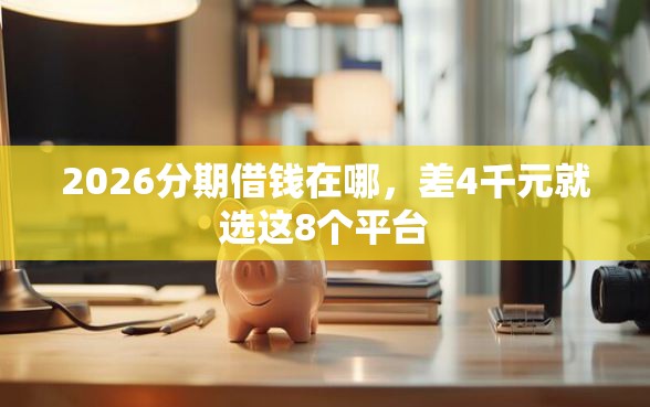 2026分期借钱在哪，差4千元就选这8个平台