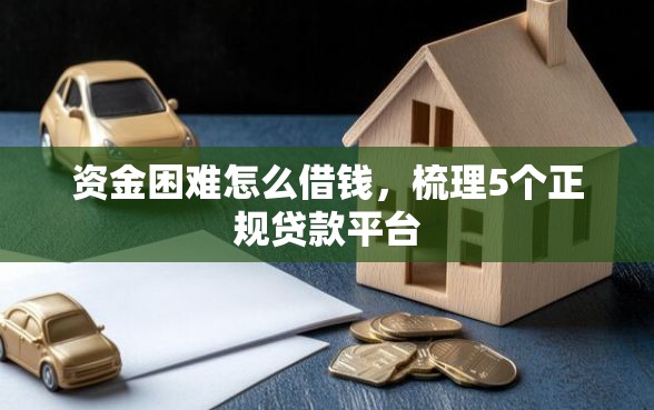 资金困难怎么借钱，梳理5个正规贷款平台