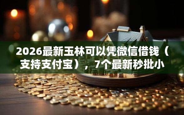 2026最新玉林可以凭微信借钱（支持支付宝），7个最新秒批小额贷款软件无私分享
