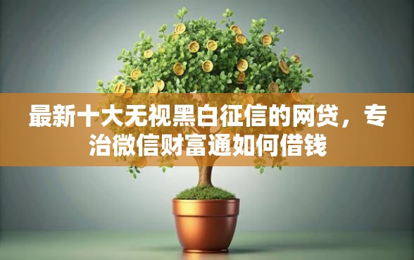 最新十大无视黑白征信的网贷，专治微信财富通如何借钱