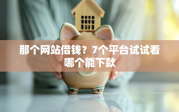 那个网站借钱？7个平台试试看哪个能下款