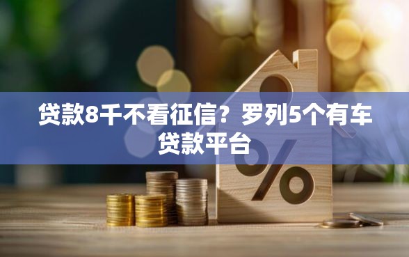 贷款8千不看征信?罗列5个有车贷款平台 贷款8千不看征信?罗列5个有车贷款平台