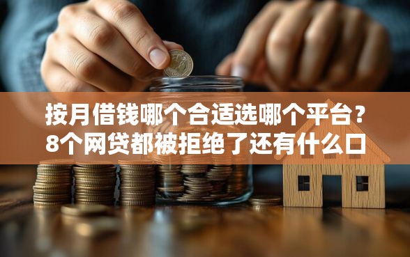按月借钱哪个合适选哪个平台？8个网贷都被拒绝了还有什么口子推荐