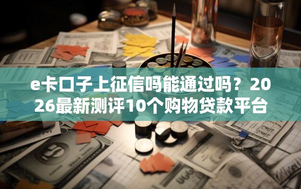 e卡口子上征信吗能通过吗？2026最新测评10个购物贷款平台