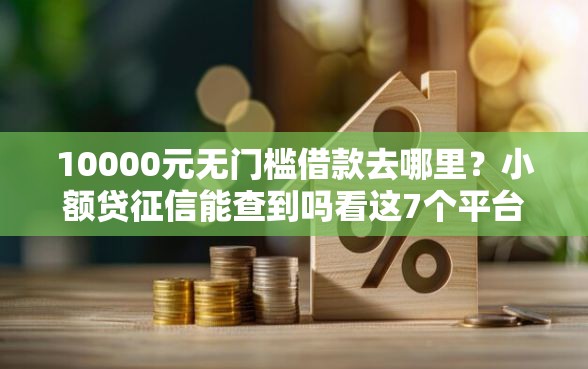 10000元无门槛借款去哪里？小额贷征信能查到吗看这7个平台