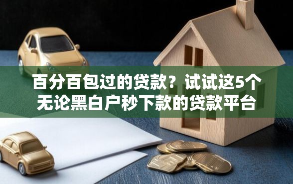 百分百包过的贷款？试试这5个无论黑白户秒下款的贷款平台