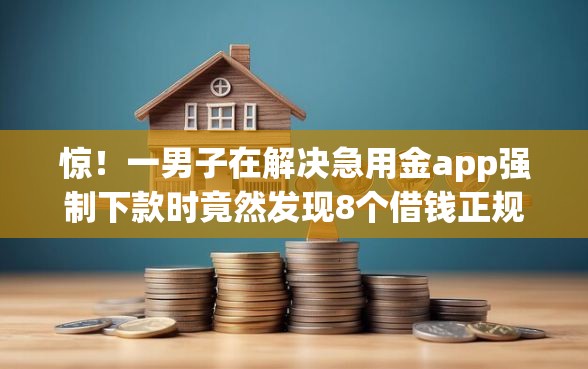 惊！一男子在解决急用金app强制下款时竟然发现8个借钱正规平台，事后分享了出来
