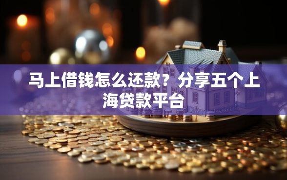 马上借钱怎么还款？分享五个上海贷款平台