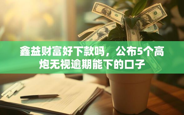鑫益财富好下款吗，公布5个高炮无视逾期能下的口子