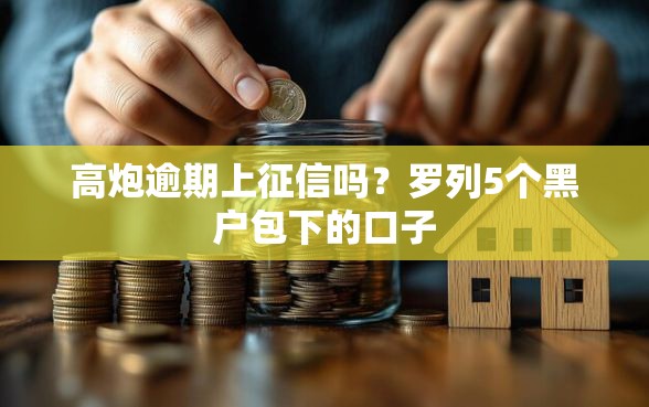 高炮逾期上征信吗？罗列5个黑户包下的口子