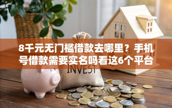 8千元无门槛借款去哪里？手机号借款需要实名吗看这6个平台