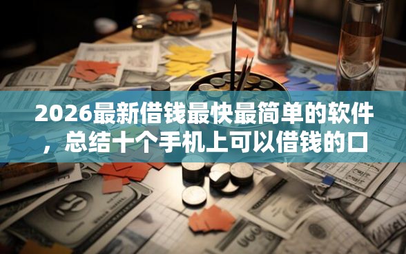 2026最新借钱最快最简单的软件，总结十个手机上可以借钱的口子！