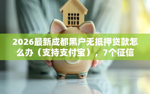 2026最新成都黑户无抵押贷款怎么办（支持支付宝），7个征信花了网贷平台哪些好下款无私分享
