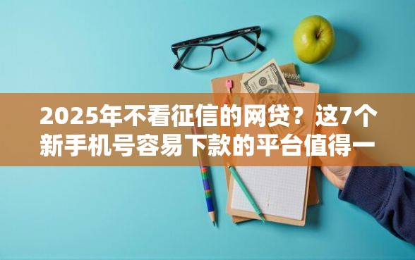 2025年不看征信的网贷？这7个新手机号容易下款的平台值得一试