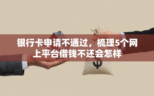 银行卡申请不通过，梳理5个网上平台借钱不还会怎样