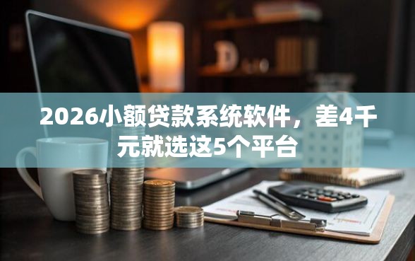 2026小额贷款系统软件，差4千元就选这5个平台