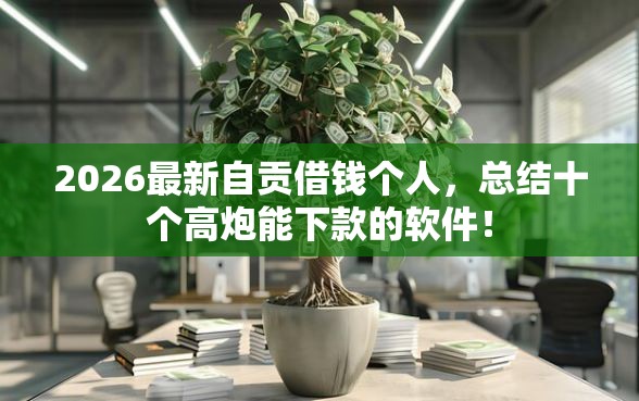 2026最新自贡借钱个人，总结十个高炮能下款的软件！