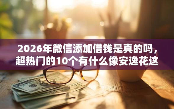 2026年微信添加借钱是真的吗，超热门的10个有什么像安逸花这种软件推荐