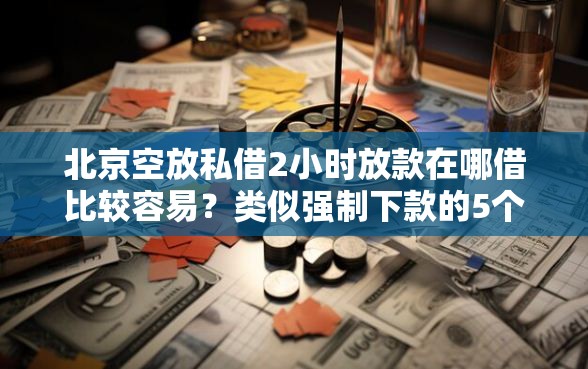 北京空放私借2小时放款在哪借比较容易？类似强制下款的5个口子参考