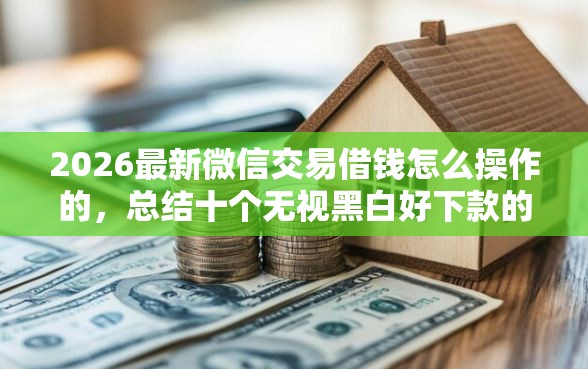 2026最新微信交易借钱怎么操作的，总结十个无视黑白好下款的口子！