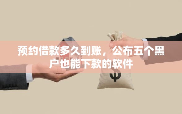 预约借款多久到账，公布五个黑户也能下款的软件