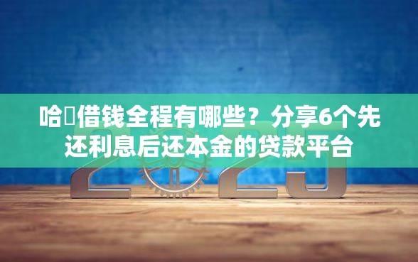 哈啰借钱全程有哪些？分享6个先还利息后还本金的贷款平台