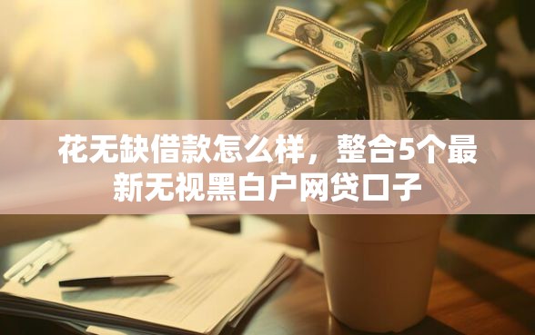 花无缺借款怎么样，整合5个最新无视黑白户网贷口子
