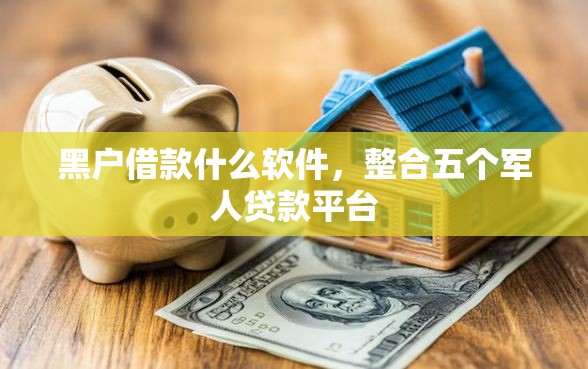 黑户借款什么软件，整合五个军人贷款平台