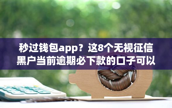 秒过钱包app？这8个无视征信黑户当前逾期必下款的口子可以试试
