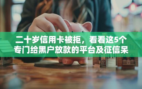 二十岁信用卡被拒,看看这5个专门给黑户放款的平台及征信呆账相关 二十岁信用卡被拒,看看这5个专门给黑户放款的平台及征信呆账相关