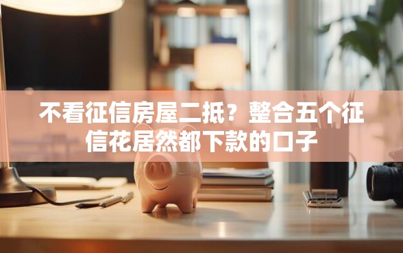 不看征信房屋二抵？整合五个征信花居然都下款的口子