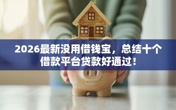 2026最新没用借钱宝，总结十个借款平台贷款好通过！