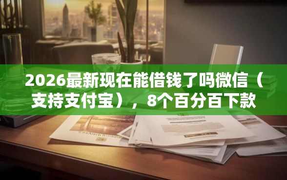 2026最新现在能借钱了吗微信（支持支付宝），8个百分百下款平台无私分享