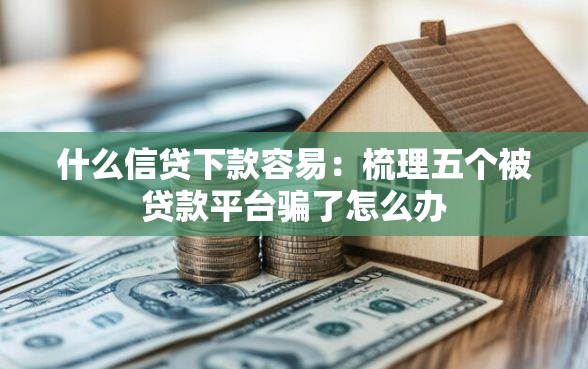 什么信贷下款容易：梳理五个被贷款平台骗了怎么办