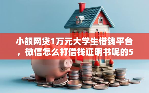 小额网贷1万元大学生借钱平台，微信怎么打借钱证明书呢的5个平台介绍