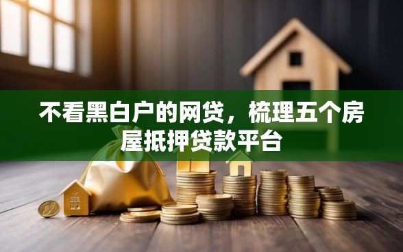 不看黑白户的网贷，梳理五个房屋抵押贷款平台