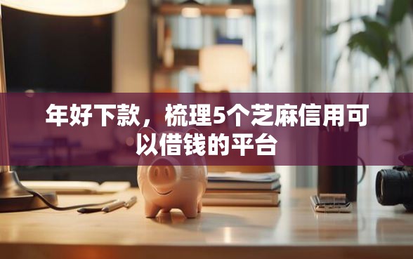 年好下款，梳理5个芝麻信用可以借钱的平台