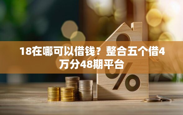 18在哪可以借钱？整合五个借4万分48期平台