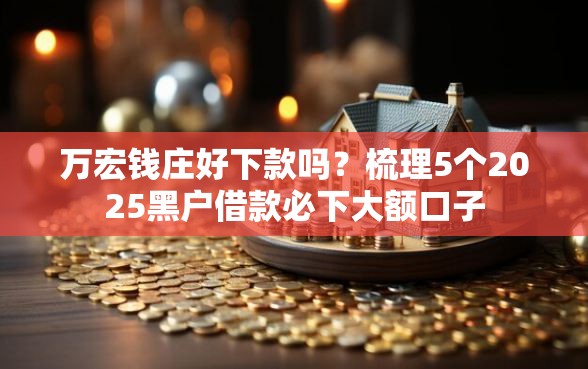 万宏钱庄好下款吗？梳理5个2025黑户借款必下大额口子