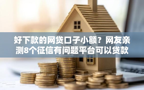 好下款的网贷口子小额？网友亲测8个征信有问题平台可以贷款盘点