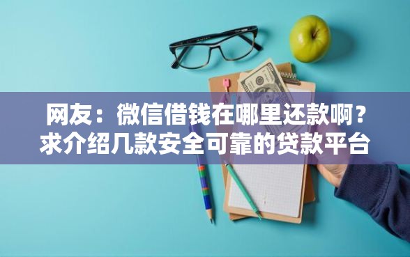 网友：微信借钱在哪里还款啊？求介绍几款安全可靠的贷款平台
