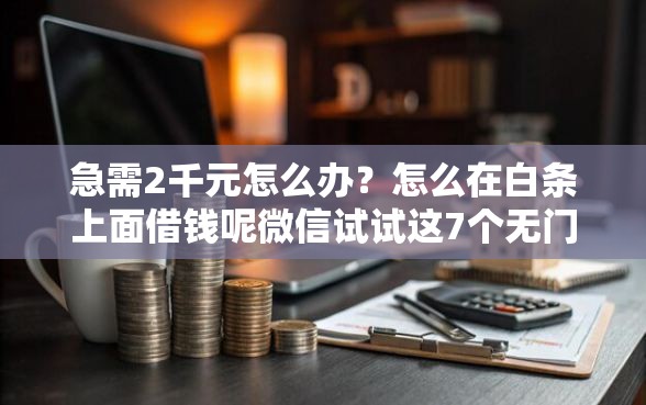 急需2千元怎么办？怎么在白条上面借钱呢微信试试这7个无门槛平台