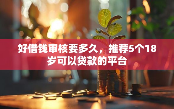 好借钱审核要多久，推荐5个18岁可以贷款的平台