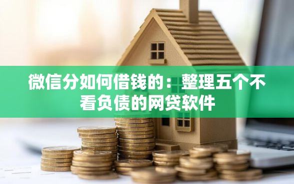 微信分如何借钱的：整理五个不看负债的网贷软件