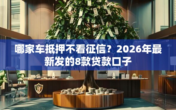 哪家车抵押不看征信？2026年最新发的8款贷款口子