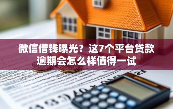 微信借钱曝光？这7个平台贷款逾期会怎么样值得一试