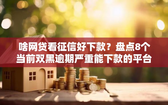 啥网贷看征信好下款？盘点8个当前双黑逾期严重能下款的平台给你参考