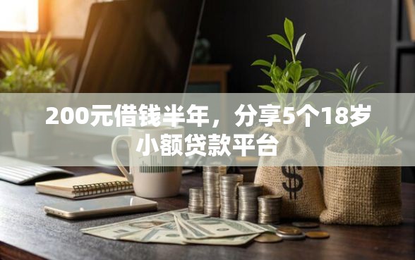 200元借钱半年，分享5个18岁小额贷款平台