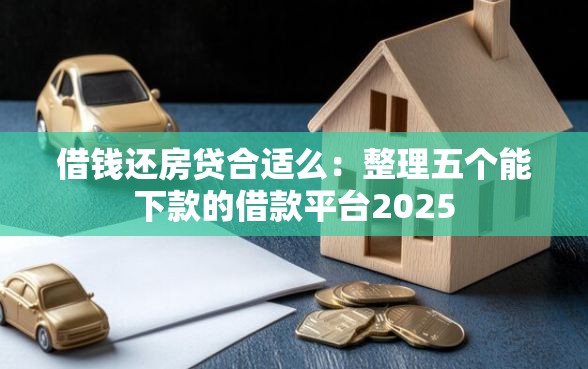 借钱还房贷合适么：整理五个能下款的借款平台2025
